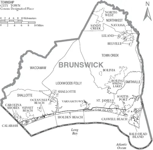 Map_of_Brunswick_County_North_Carolina_With_Municipal_and_Township_Labels