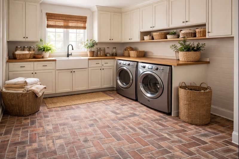 herringbone-brick-mudroom-flooring-custom-coastal-home-wilmington-nc