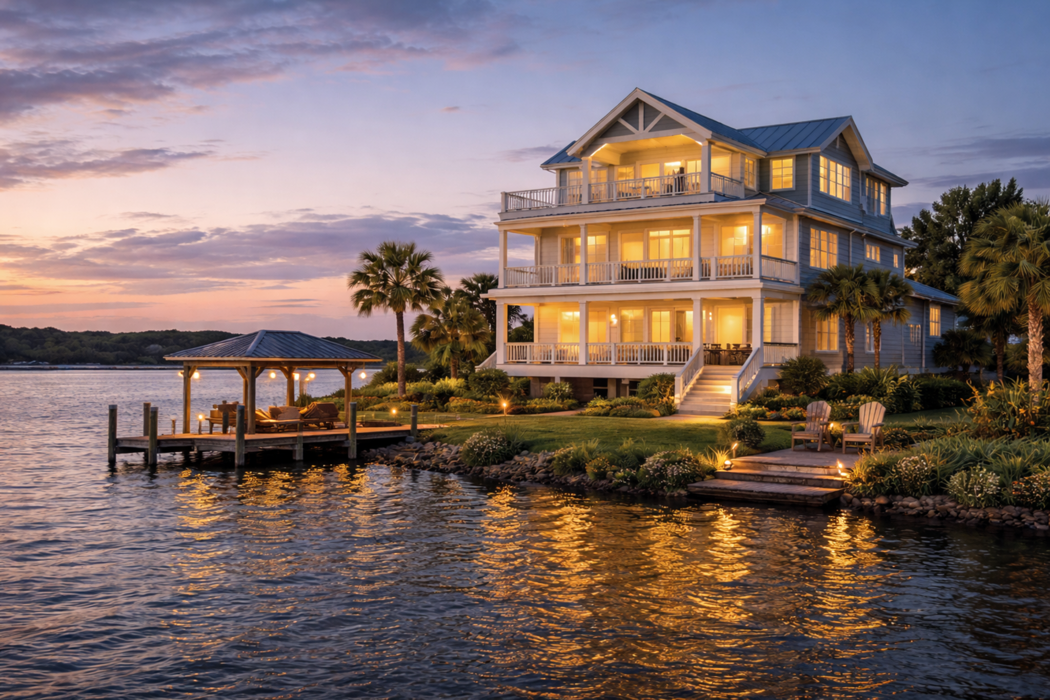 luxury intracoastal waterway home
